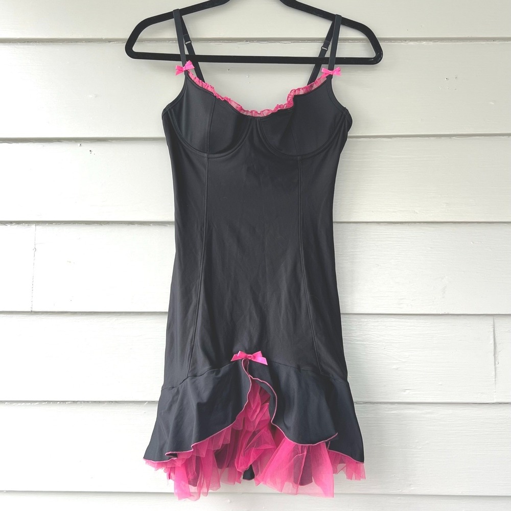 Victoria's Secret Sexy Little Things Tulle Chemise Slip Dress‎ Lingerie Y2K 36B